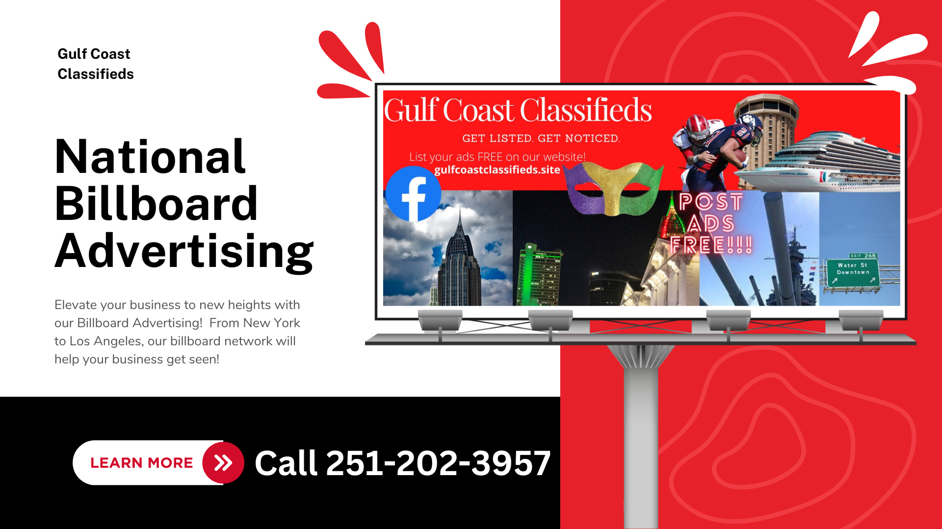 Gulf Coast Classifieds National Billboard Program